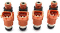 EMIAOTO 4Pcs Fuel Injectors 880887T1 for Mercury 115 EFI 4-Stroke Outboard