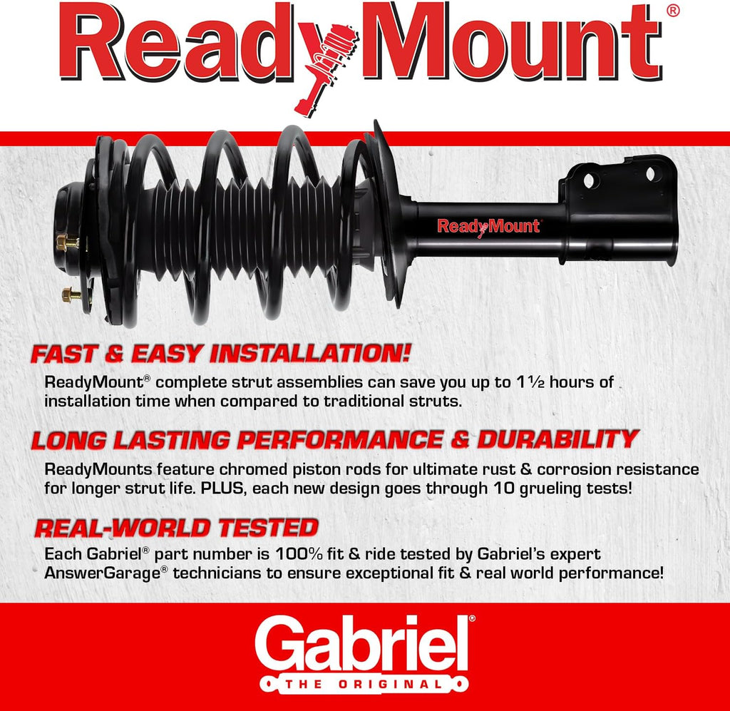 Gabriel Ultra ReadyMount Strut & Spring Assembly G57048 for 05-10 Cobalt & 06-11 HHR