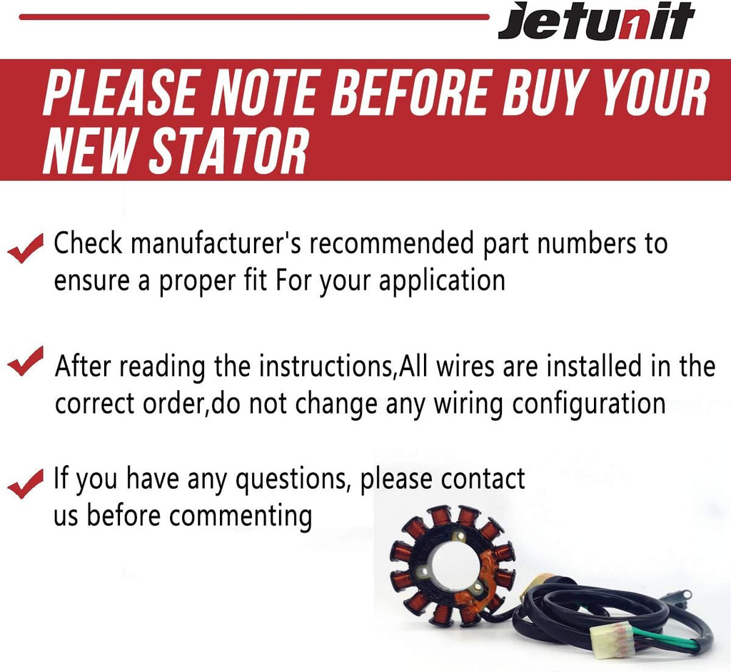 Yamaha Magneto Stator 66V-85510-00-00 for GP1200R XLT1200 XL1200 1999-2005