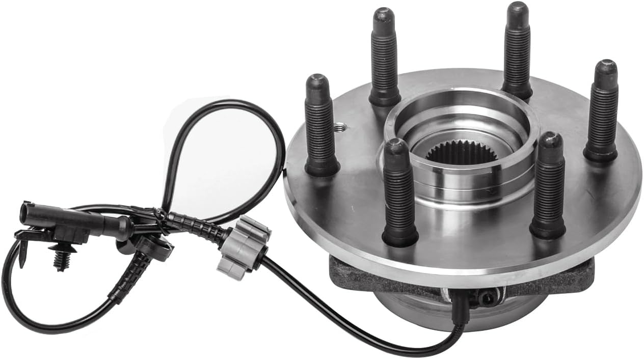 Premium Front Wheel Hub and Bearing Assembly Pair 515096 for 2007-2014 Chevy Silverado 1500