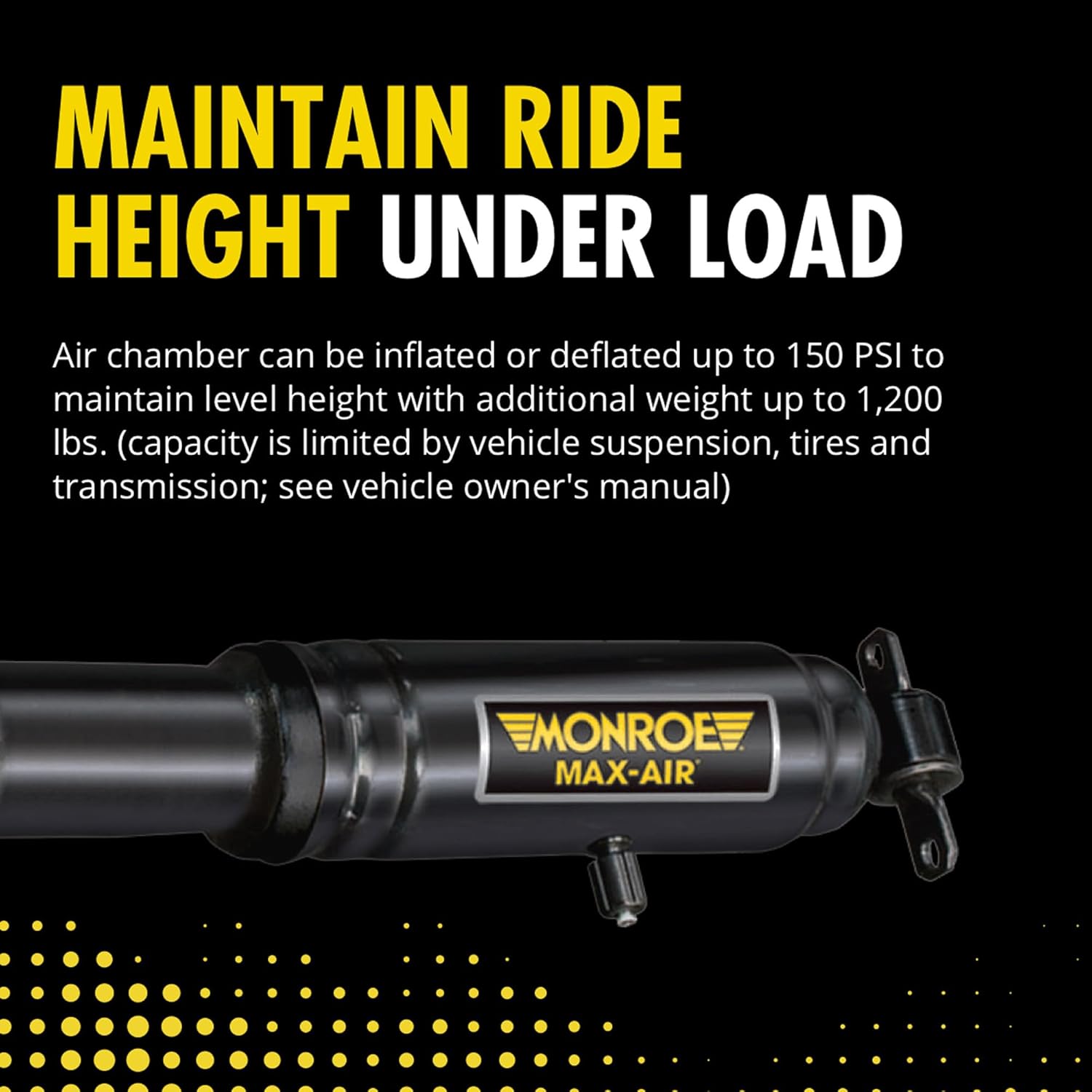 Monroe Max-Air Air Adjustable Shock Absorber Set MA830