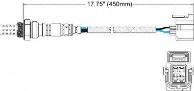 Walker Products Oxygen Sensor 250-24786 for Jeep Wrangler & Dodge Ram 1500
