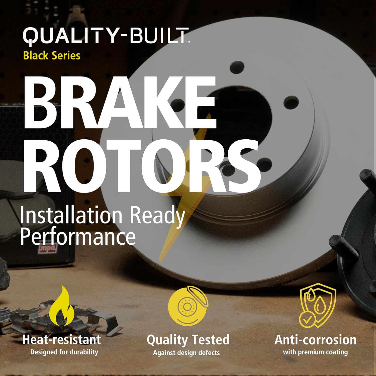 Midwest Motors Performance Rear Drilled Rotors S-31424 for 05-18 Hyundai Sonata Kia Optima