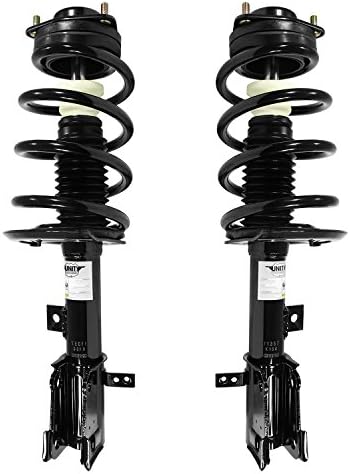 Unity Front Strut & Coil Spring Assembly Pair 2-11356-11357-001 for 2009-2019 Dodge Journey V6