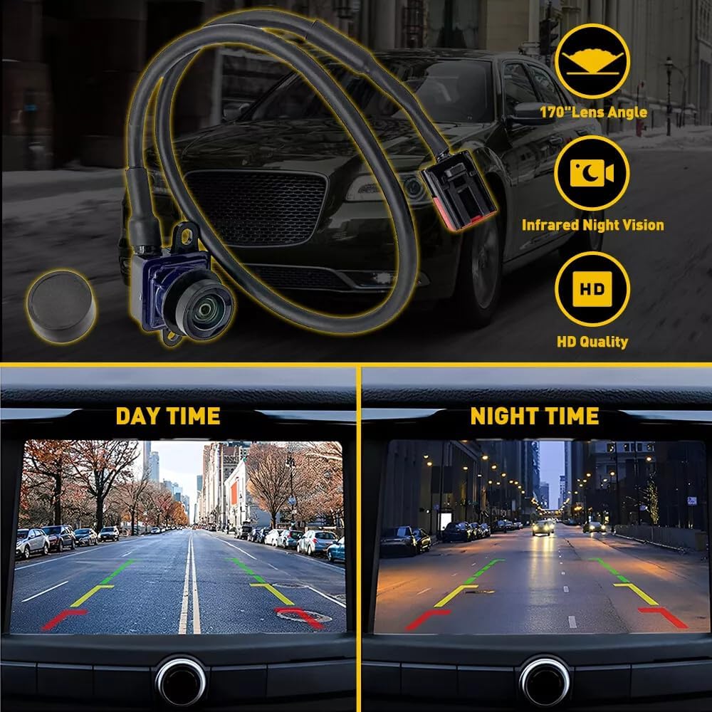 Aftermarket Rear View Backup Camera 56054058AH for 2011-2014 Chrysler 300 & Dodge Charger