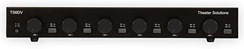 Theater Solutions TS6DV Dual Input 6 Zone Speaker Selector Box with Volume Controls