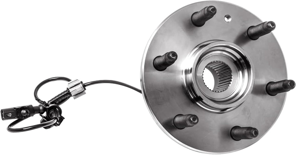 Premium Front Wheel Hub and Bearing Assembly Pair 515096 for 2007-2014 Chevy Silverado 1500