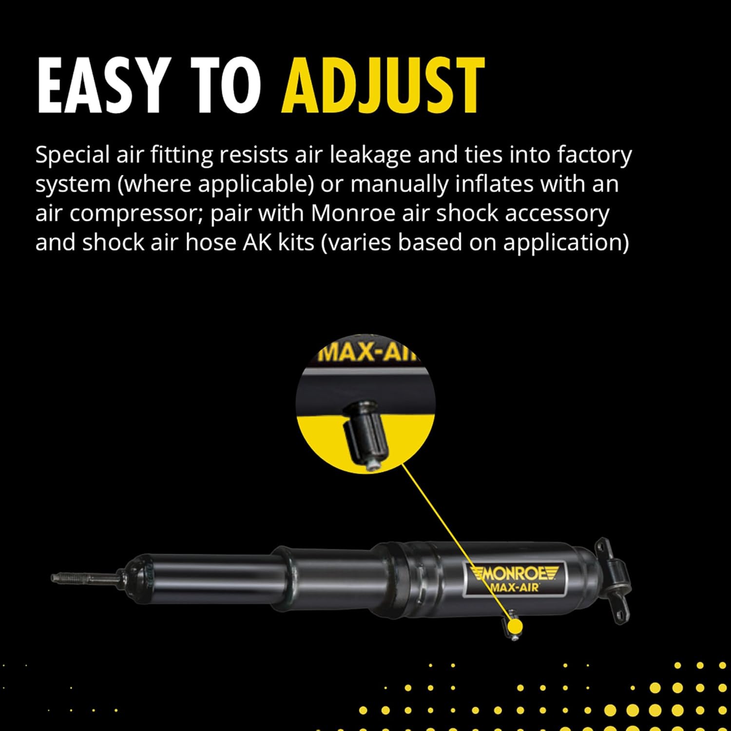 Monroe Max-Air Air Adjustable Shock Absorber Set MA830