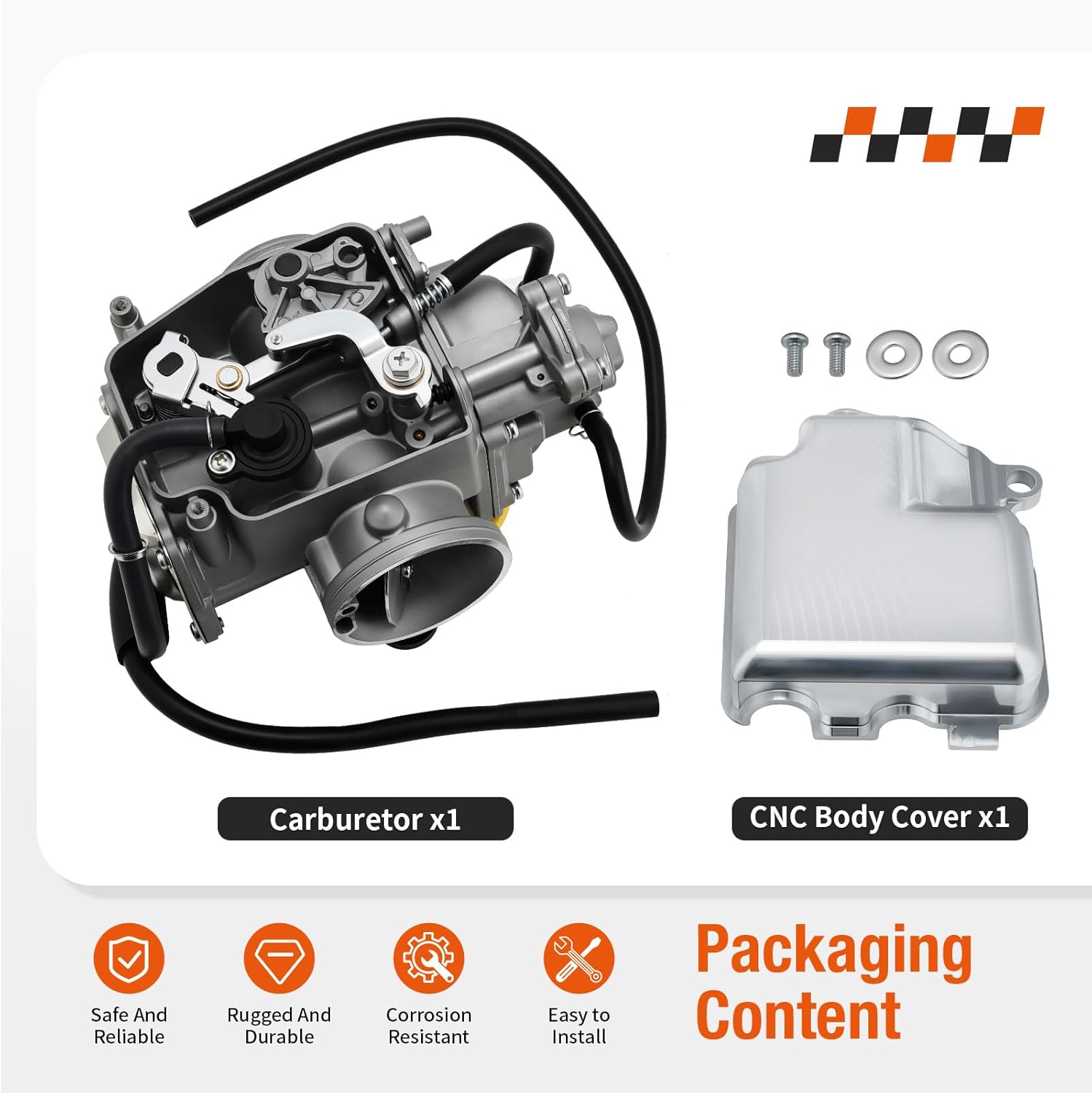 Honda Carburetor Assembly 16100-HN1-A43 for 1999-2014 Sportrax 400 TRX400EX TRX400X