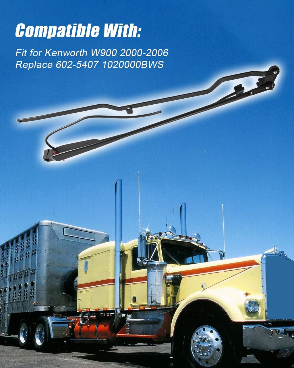 Dorman Windshield Wiper Arm 602-5407 for 2013-2023 Kenworth T680 & Peterbilt 579
