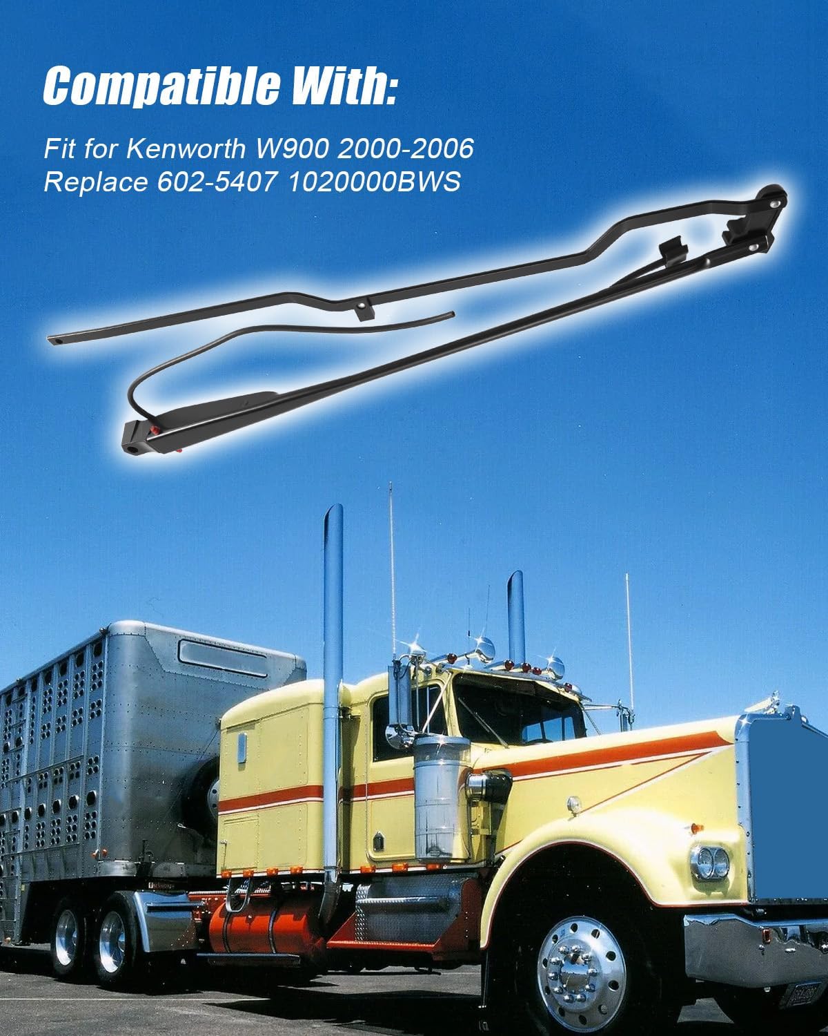 Dorman Windshield Wiper Arm 602-5407 for 2013-2023 Kenworth T680 & Peterbilt 579