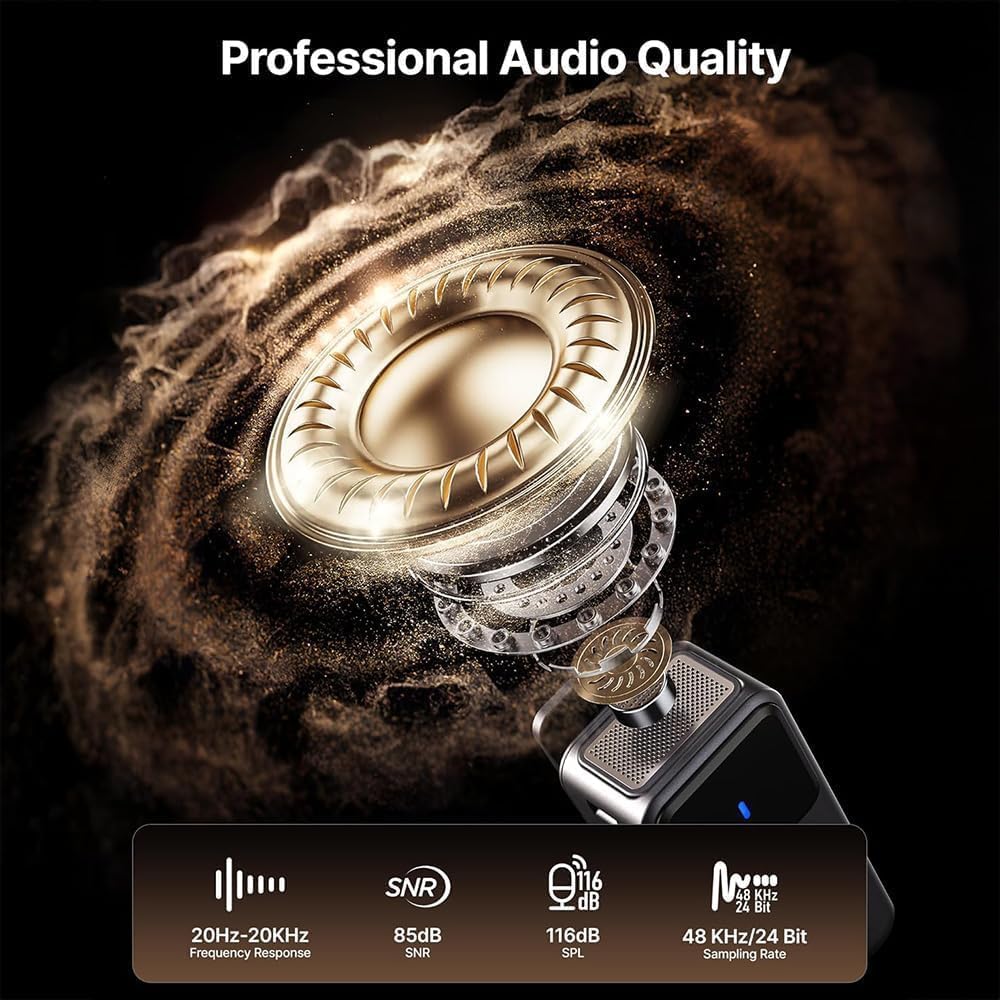Saramonic SR-WM4C 4-Channel VHF Wireless Lavalier Microphone System for Cameras & Recorders