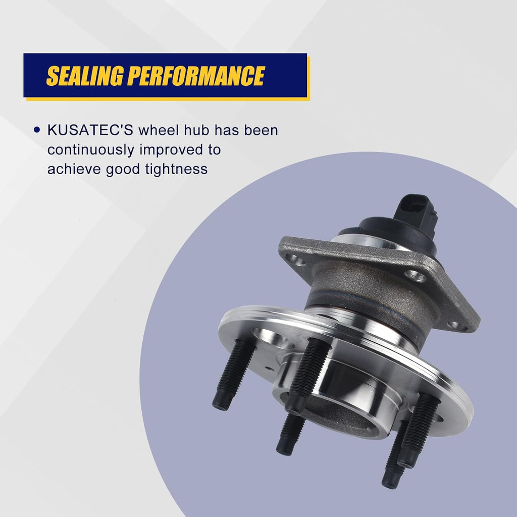 Midwest Motors Rear Wheel Bearing Hub Assembly 512003 for 97-05 Buick Cadillac Chevy Oldsmobile Pontiac