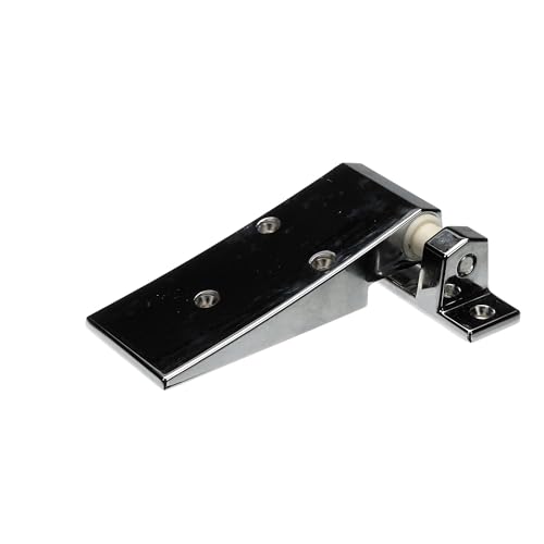 Kason 1256-V00004C Cam-Rise Hinge Smooth Face Chrome Flush for Walk-In Coolers