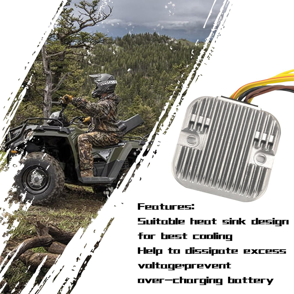 Midwest Motors Voltage Regulator Rectifier 4011925 for 2008-2009 Polaris RZR 800 EFI/S/LE