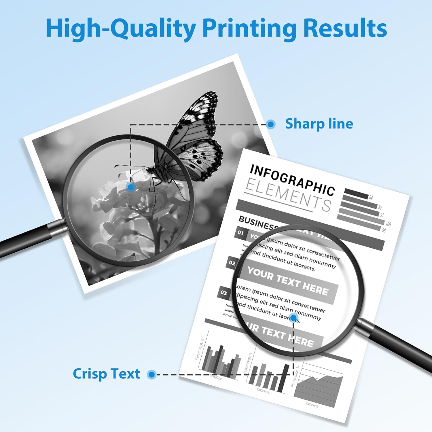 Aftermarket CF258X 58X High Yield Toner Cartridge (No Chip) for HP LaserJet Pro M404 M428fdw