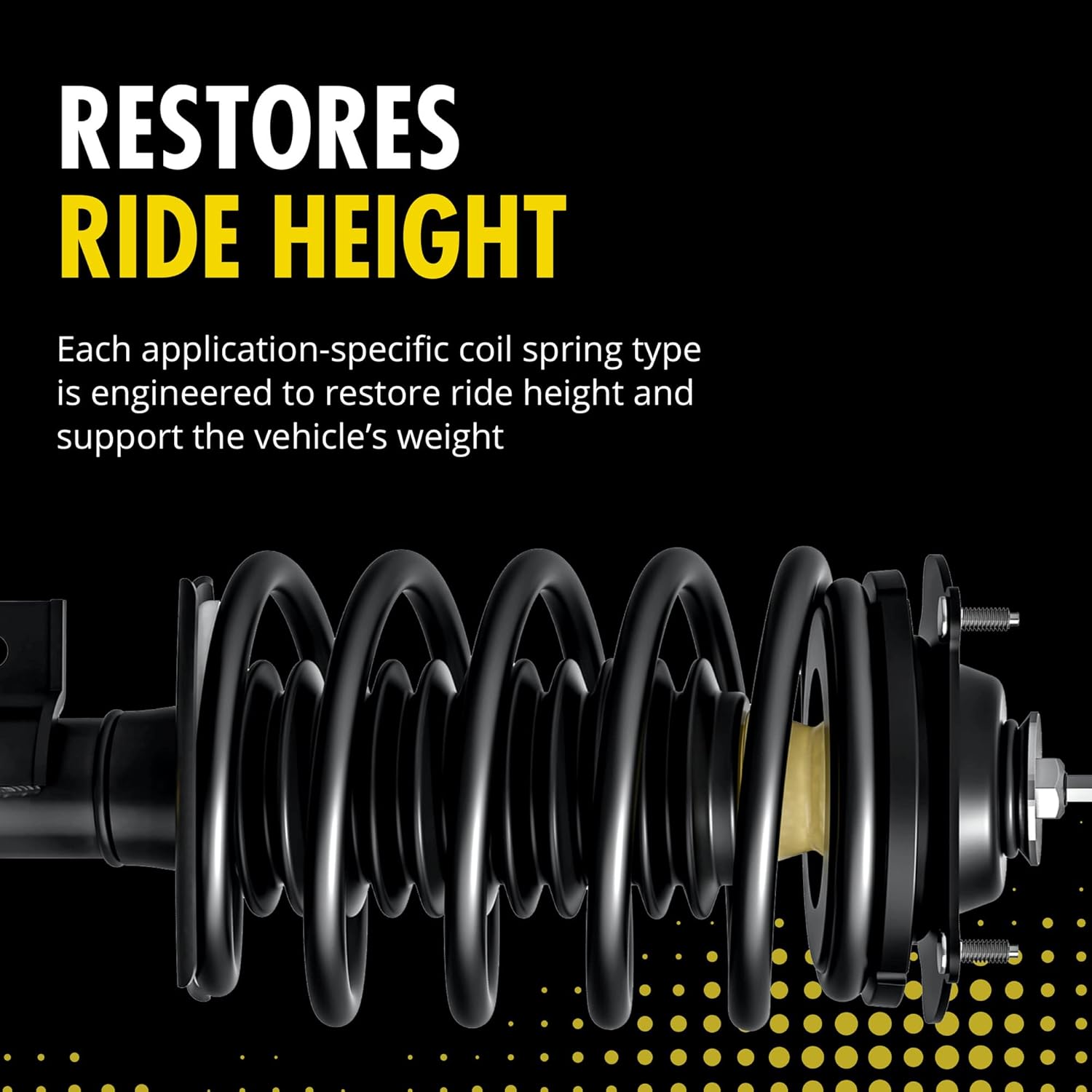 Monroe Quick-Strut 172888 Front Passenger Right Strut & Coil Spring for 07-10 Ford Edge FWD