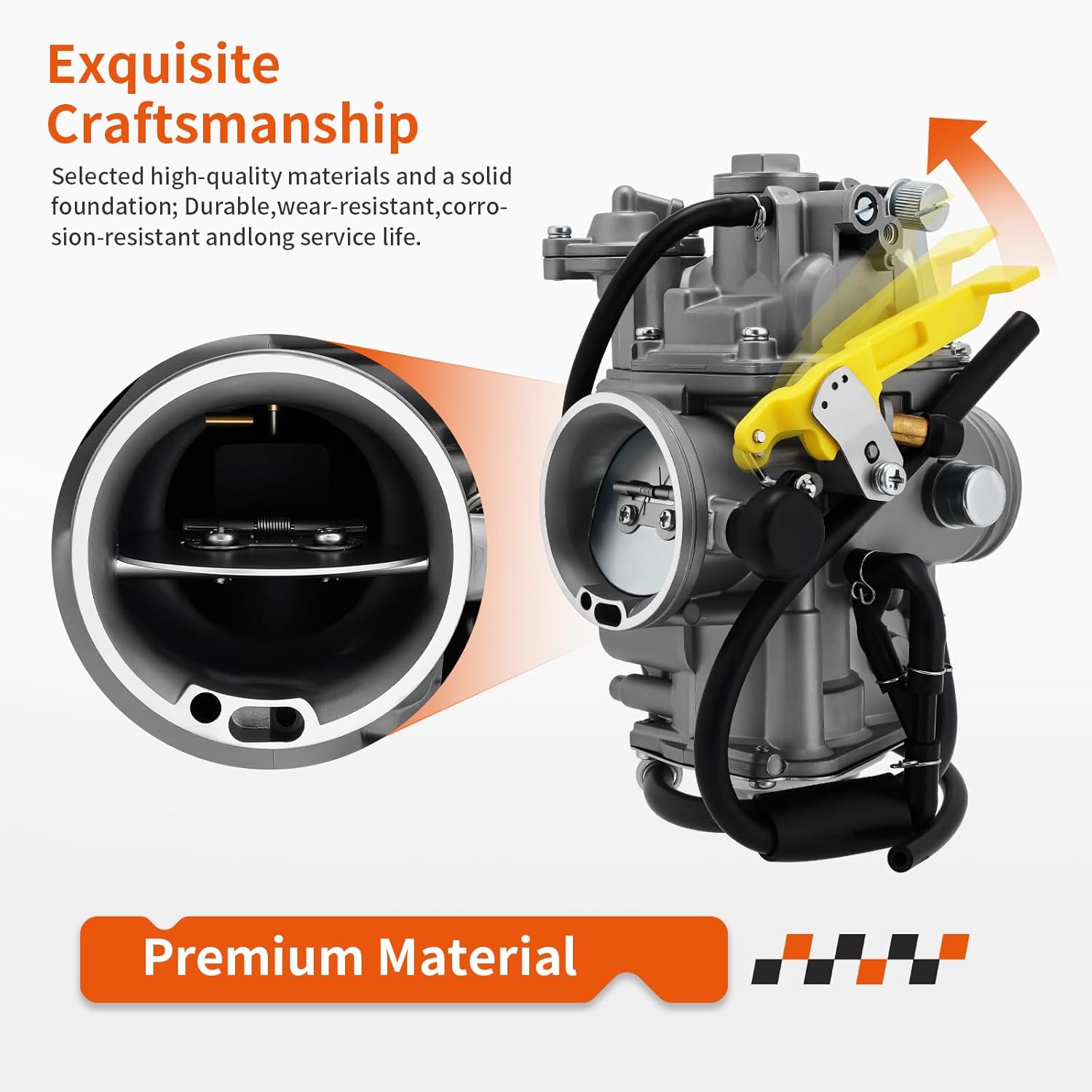 Honda Carburetor Assembly 16100-HN1-A43 for 1999-2014 Sportrax 400 TRX400EX TRX400X