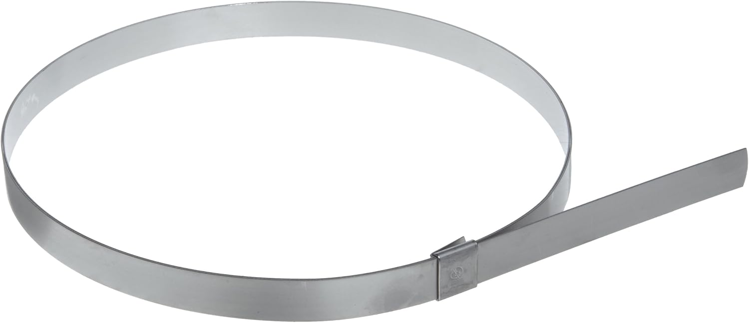 BAND-IT CP16S9 4" ID Center Punch Clamp 201SS 5/8" Wide (6 Pack) for Universal Industrial & Automotive Application