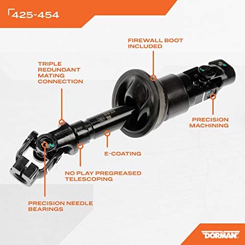 Dorman 425-454 Intermediate Steering Shaft for 2002-2012 Toyota Camry Avalon Solara Lexus ES300 ES330