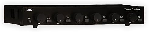 Theater Solutions TS6DV Dual Input 6 Zone Speaker Selector Box with Volume Controls