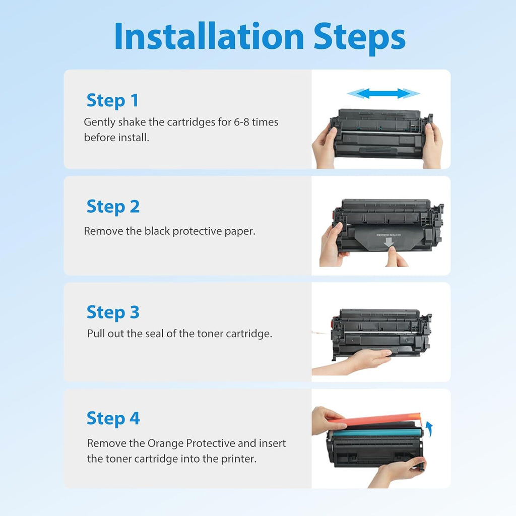 Aftermarket CF258X 58X High Yield Toner Cartridge (No Chip) for HP LaserJet Pro M404 M428fdw