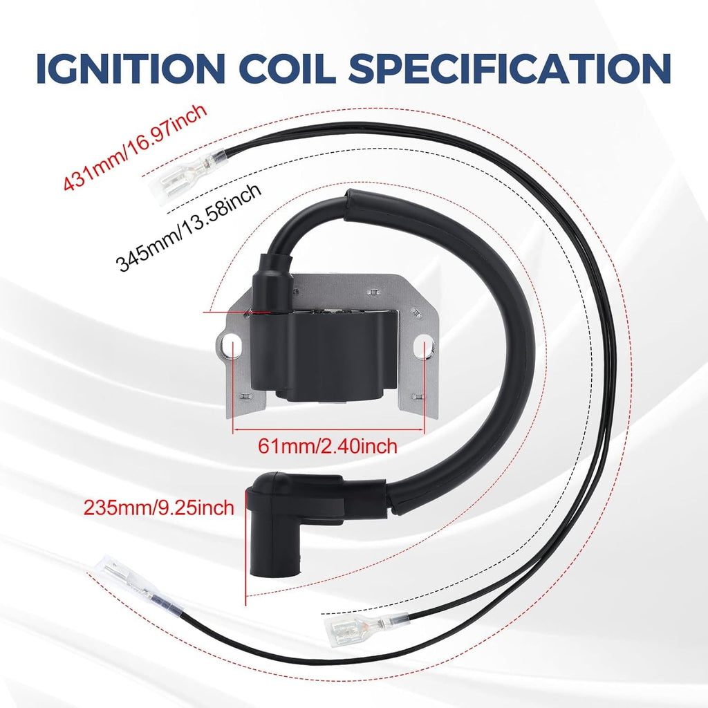Aftermarket 2-Pack Ignition Coil 21171-7007 for Kawasaki FH451V FH500V and John Deere AM121820