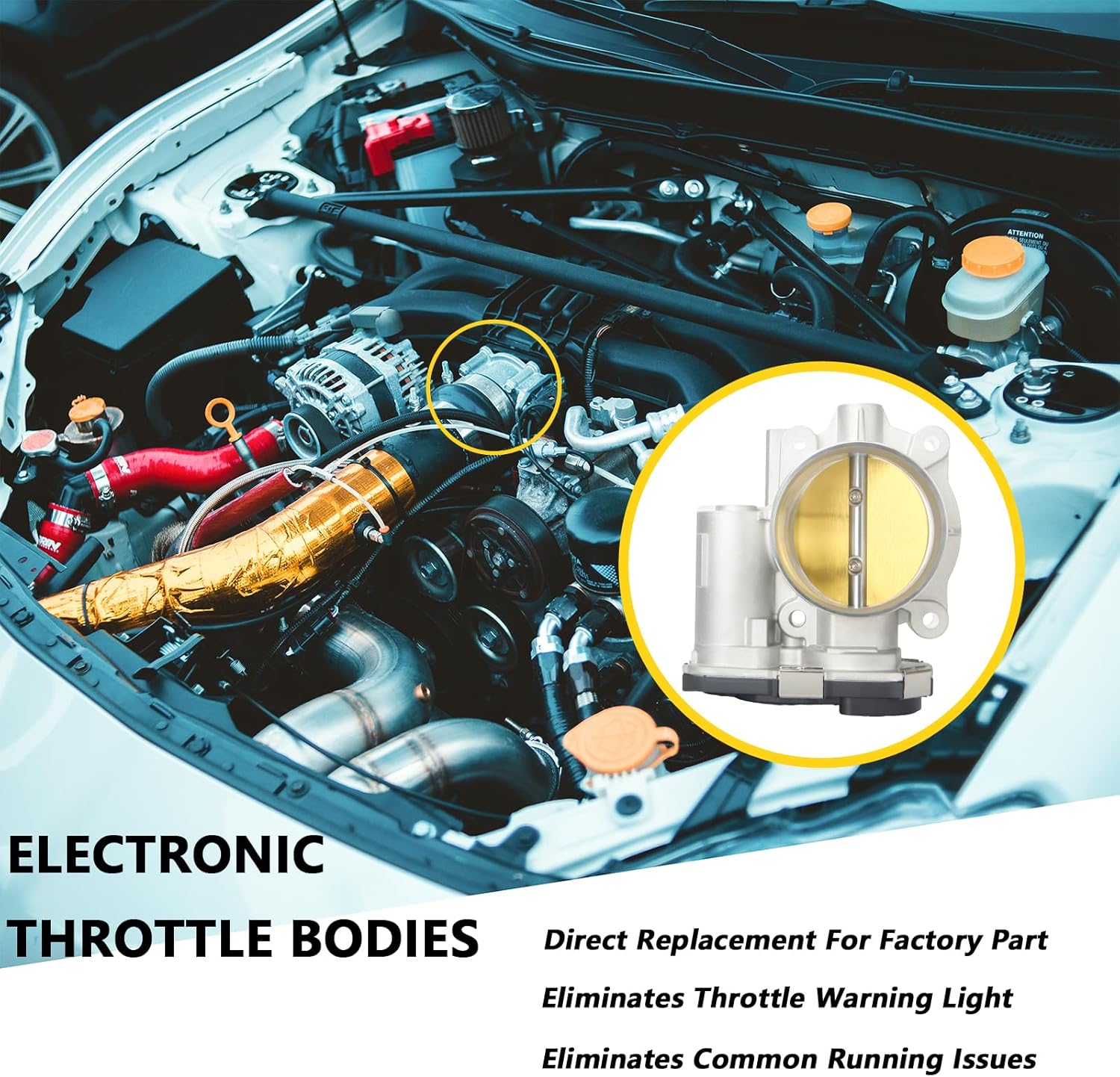 Autopart Premium Throttle Body 12616994 for 2010-2011 Equinox Terrain 3.0L