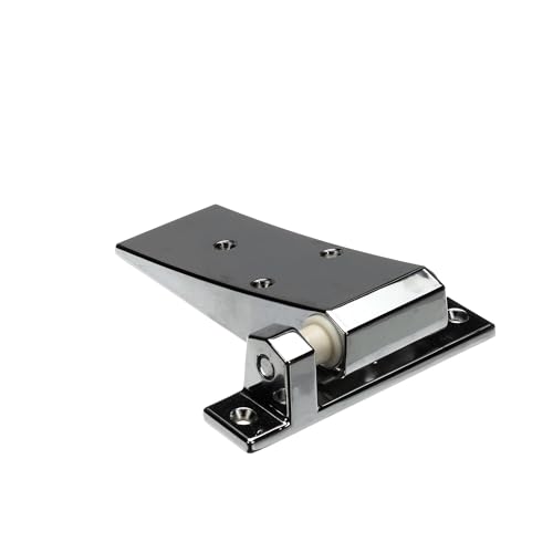 Kason 1256-V00004C Cam-Rise Hinge Smooth Face Chrome Flush for Walk-In Coolers