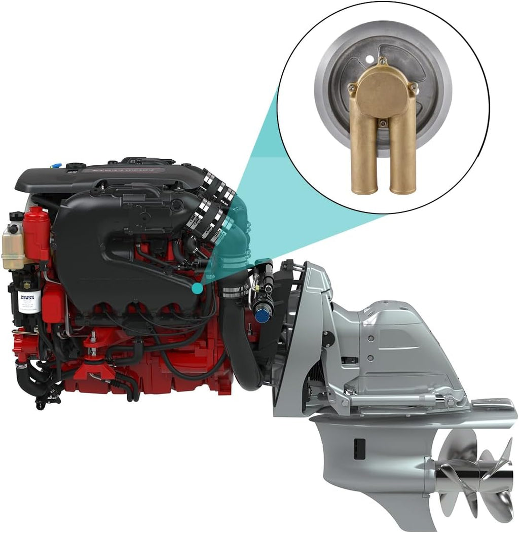 Volvo Penta Raw Water Sea Pump 21214599 for 4.3L 5.0L 5.7L Marine Engines