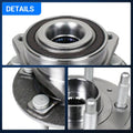 Midwest Motors Front or Rear Wheel Bearing & Hub Assembly 513282 for 10-15 Chevrolet Camaro (Pair)