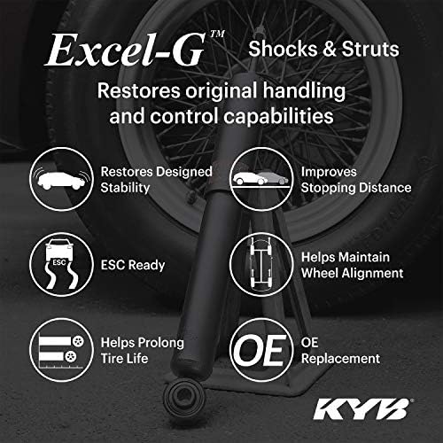 KYB Excel-G Rear Shock Absorber 343149 for Toyota Corolla Tercel Sienna 1971-2003