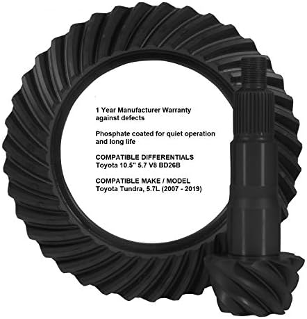 USA Standard Gear Ring and Pinion ZG T10.5-488 for 2007-2021 Toyota Tundra 5.7L