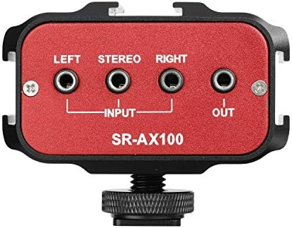 Saramonic 2-Channel Camera Audio Mixer SR-AX100 for DSLR & Mirrorless Cameras