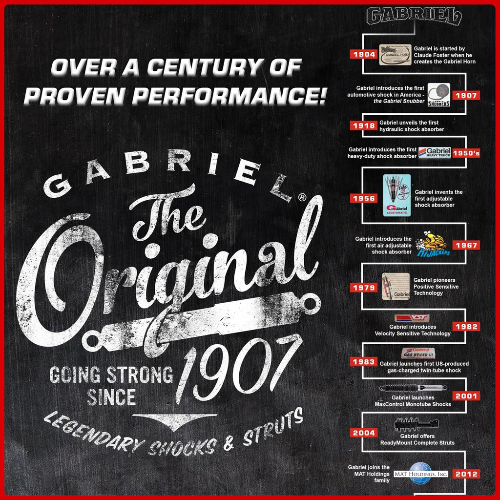 Gabriel FleetLine 83011 Cab Shock Absorber for Kenworth T2000 and Peterbilt