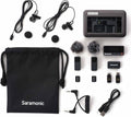 Saramonic SR-WM4C 4-Channel VHF Wireless Lavalier Microphone System for Cameras & Recorders