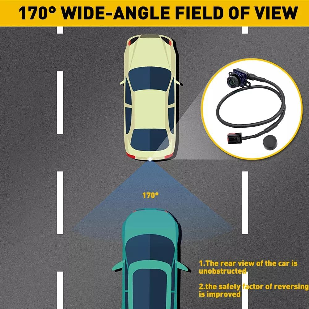 Aftermarket Rear View Backup Camera 56054058AH for 2011-2014 Chrysler 300 & Dodge Charger