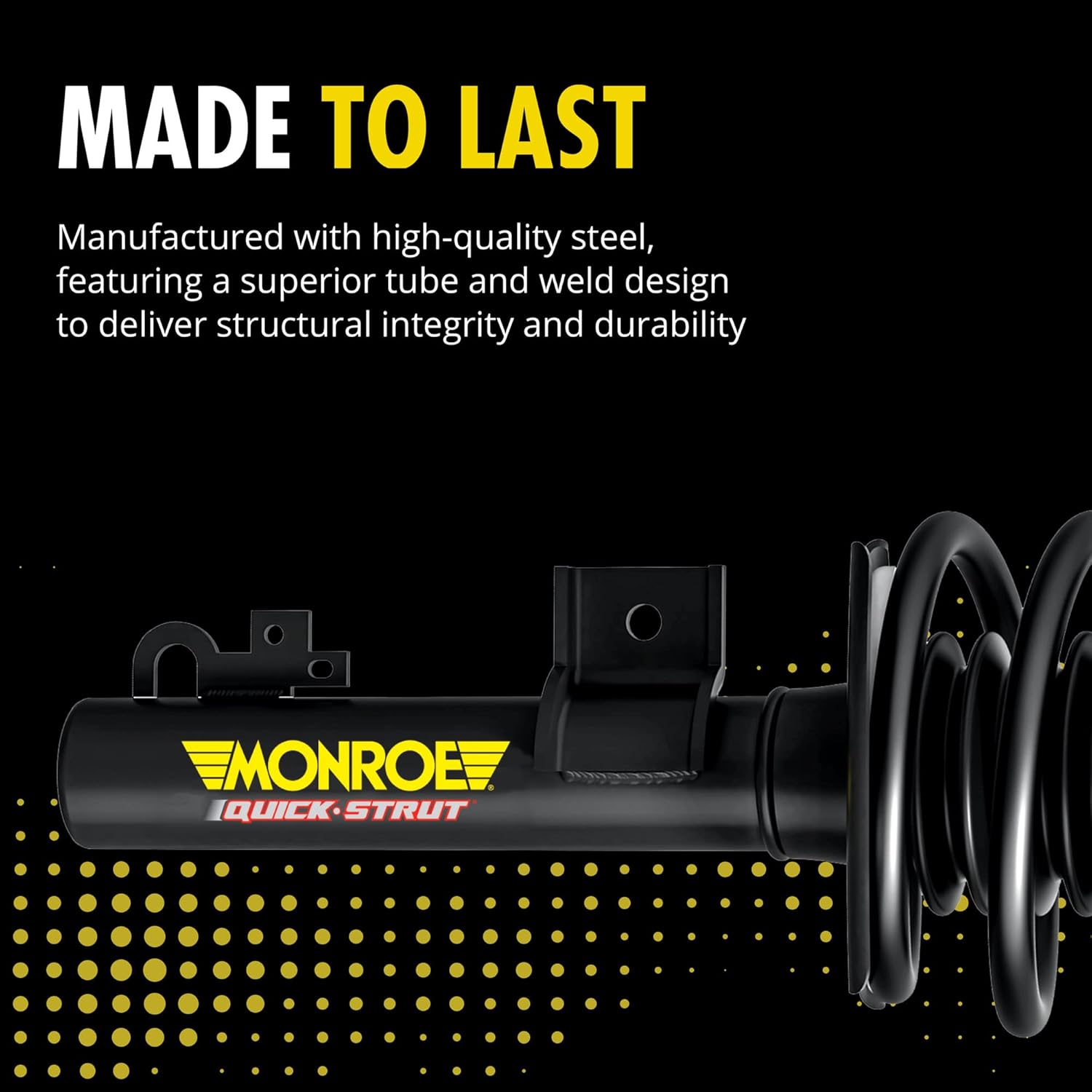 Monroe Quick-Strut 172888 Front Passenger Right Strut & Coil Spring for 07-10 Ford Edge FWD