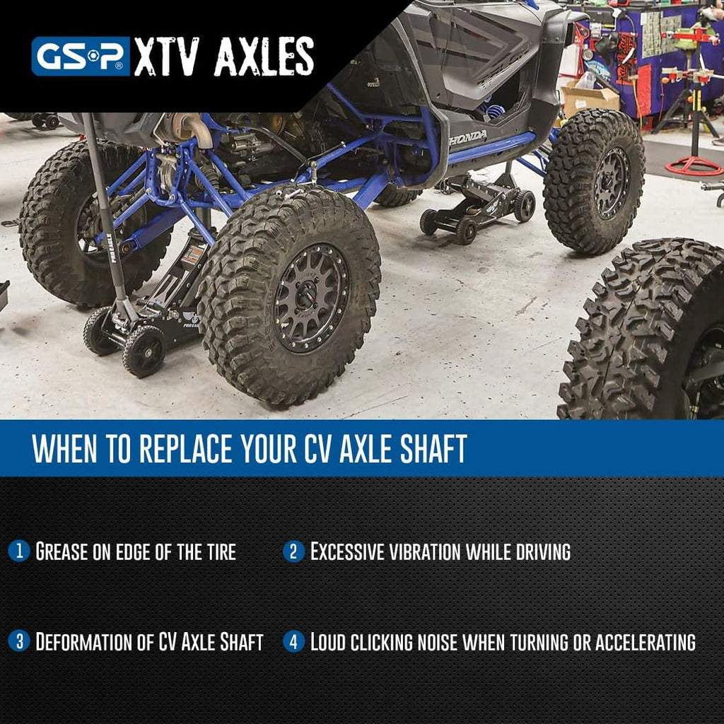 GSP North America Rear Right CV Axle Assembly 4178008 for Yamaha Rhino 450 660 700