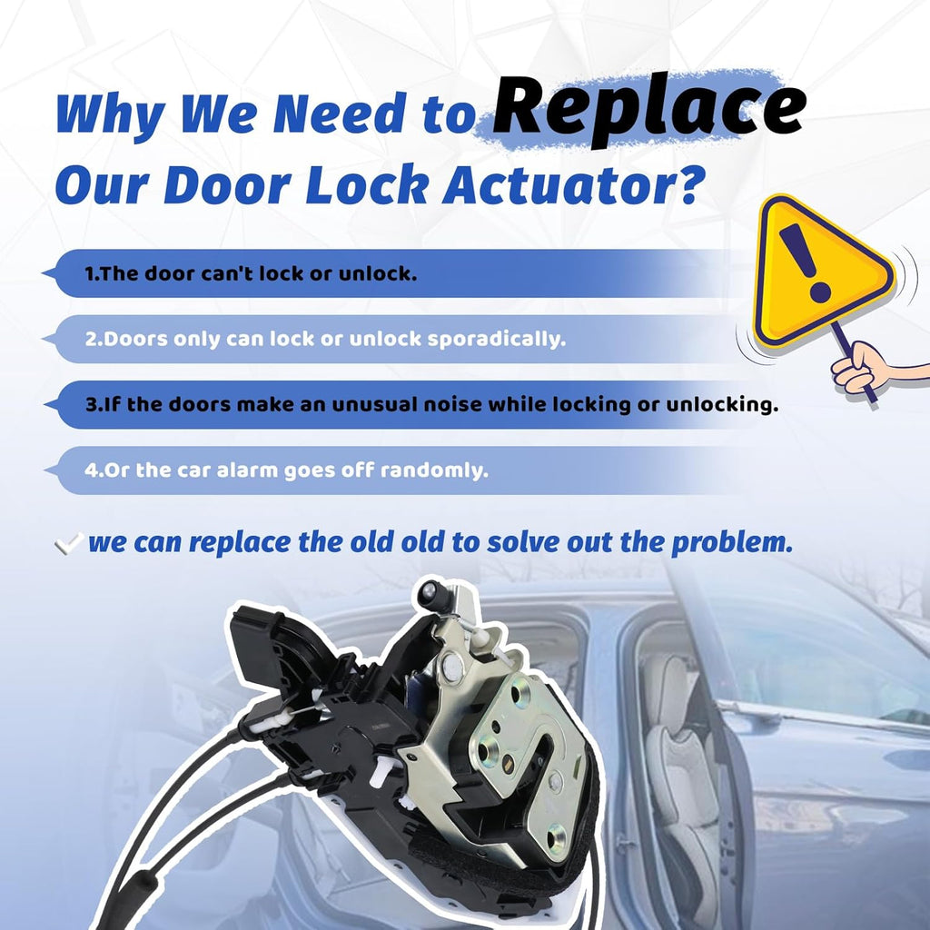 Dorman Rear Left Door Lock Actuator 937-268 for Nissan Rogue 2008-2015
