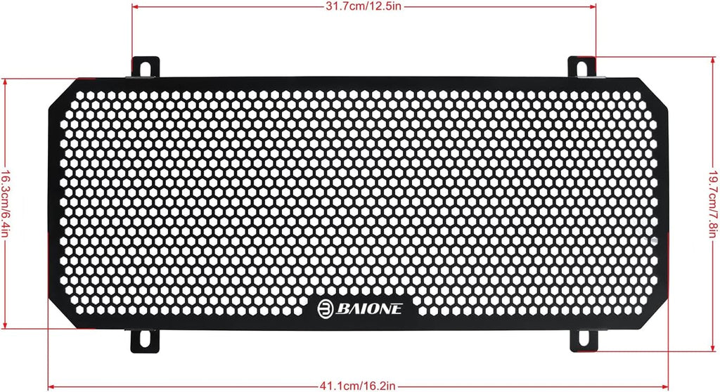 Midwest Motors Radiator Grille Guard MM-Z900-RG for Kawasaki Z900 2017-2024
