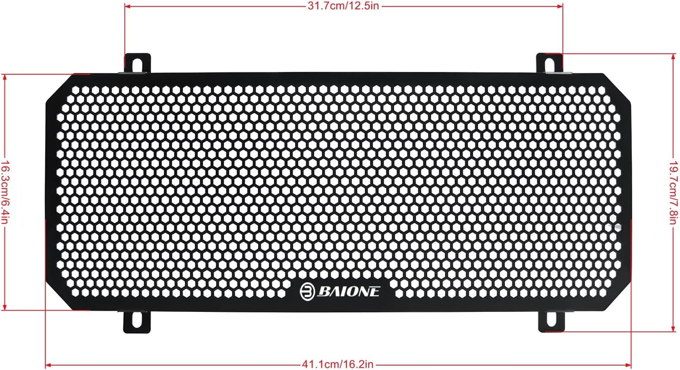 Midwest Motors Radiator Grille Guard MM-Z900-RG for Kawasaki Z900 2017-2024