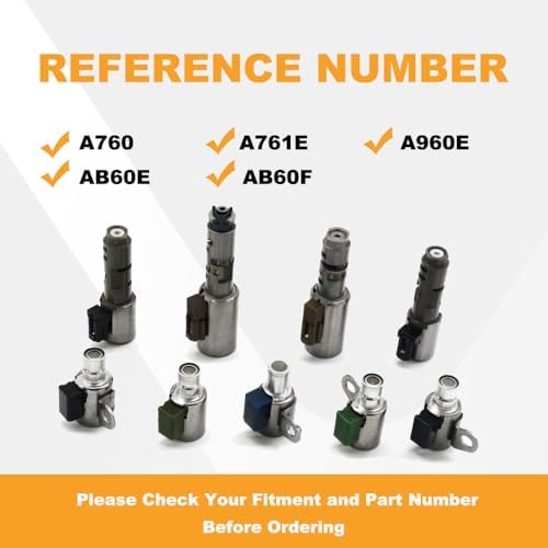 Premium Aftermarket A960E 6-Speed Transmission Solenoid Kit for 2005-2015 Lexus IS250 GS300 IS300