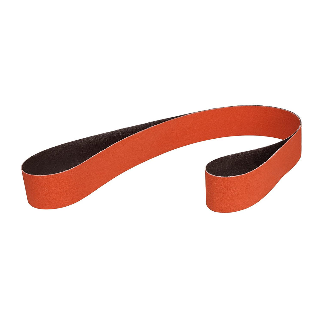 3M 777F Abrasive Cloth Belt 1/2" x 24" 40 Grit Ceramic Grain (Pack of 50)