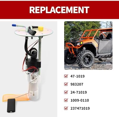 All Balls Racing Fuel Pump Assembly 47-1019 for 2008-2010 Polaris RZR 800 / S 800