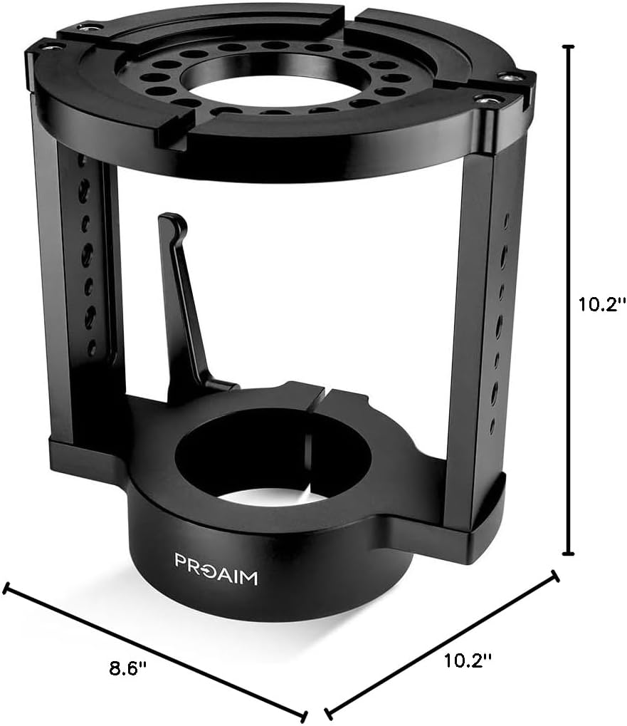 Proaim Heavy-Duty Telescopic Stand P-JS with 33mm Mast for Camera Jib Cranes (90kg/198lb)