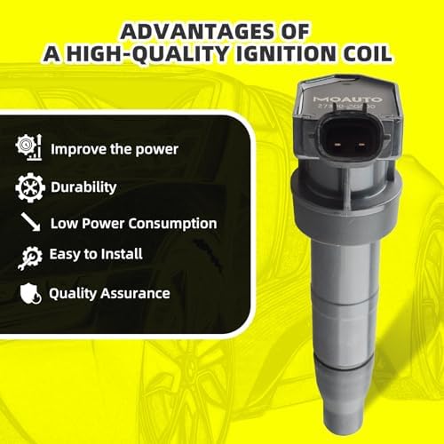 Premium Ignition Coil Set of 4 UF-611 for Hyundai Genesis Equus Santa Fe & Kia Forte