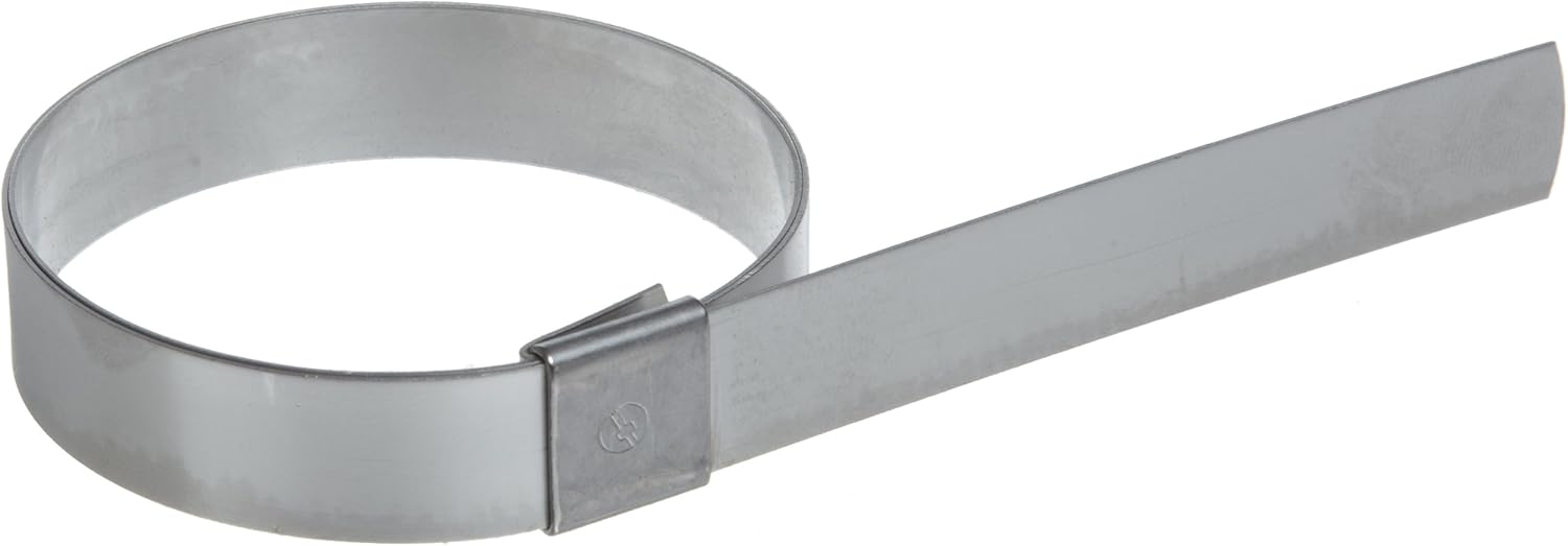 BAND-IT CP16S9 4" ID Center Punch Clamp 201SS 5/8" Wide (6 Pack) for Universal Industrial & Automotive Application