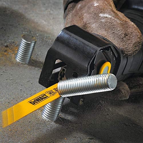 DEWALT 6-in 24-TPI Straight Back Bi-Metal Reciprocating Saw Blade (25-Pack)