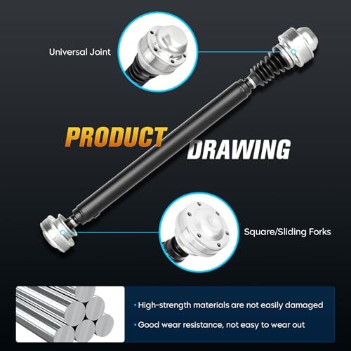 Midwest Motors Front Drive Shaft 52099498AB for 1999-2002 Jeep Grand Cherokee 4.7L